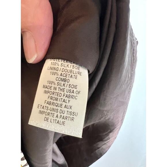 Milly Of New York 100% Silk Short-Sleeve Tribal-Print Dress Sz 4 Lined - Picture 6 of 9